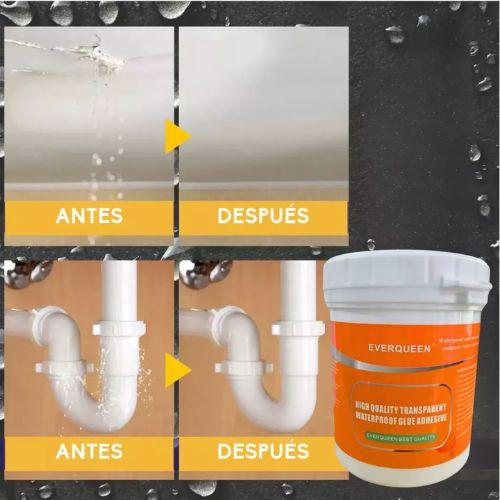 EVERQUEEN® - Sellador Adhesivo Impermeable de 300 cc + Brocha Gratis