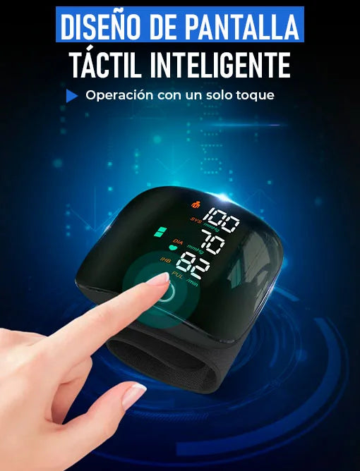 PulseTrack® - Tensiómetro Digital - Control Claro de tu Presión Diaria + OxÍmetro de Pulso GRATIS