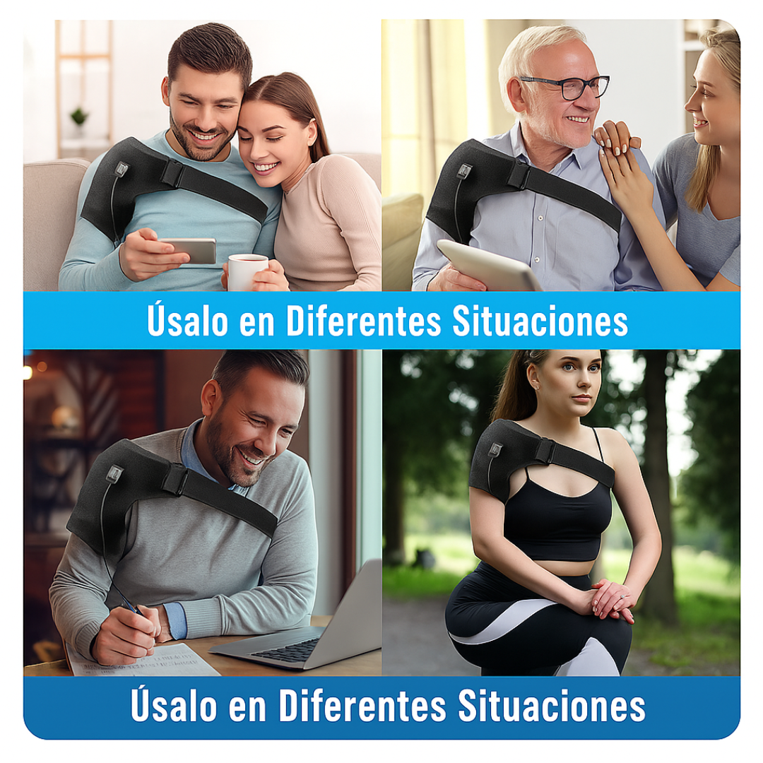 FlexWarm - Hombrera Térmica 3 Niveles de Calor - Descanso Para Tus Hombros.