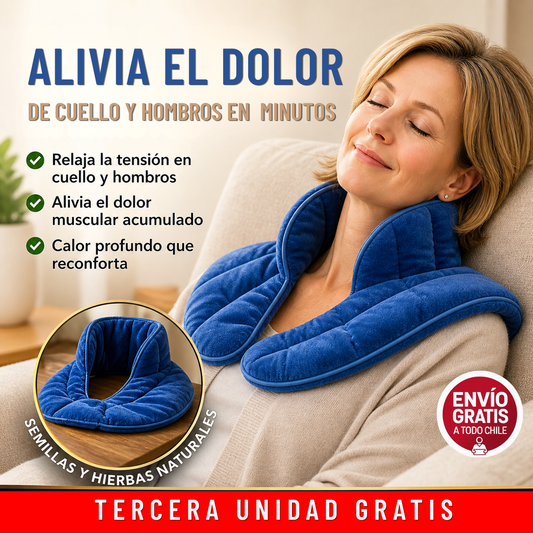 HerbalNeck - Guatero De Semilla Para Cuello Y Hombros - Alivio Rápido y Natural.