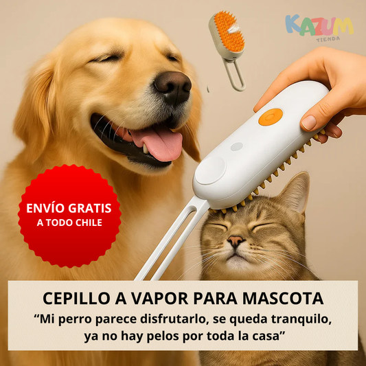 Cepillo a Vapor Para Mascota USB