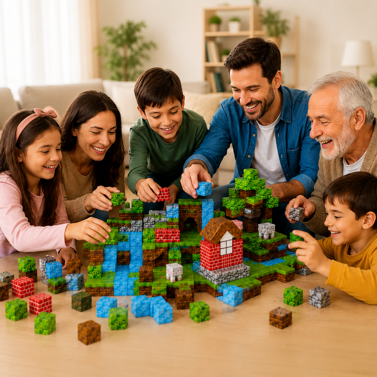 Magnetic Cube, Construye sin límites - Bloques Magnéticos - 3 Pack de 28 piezas.