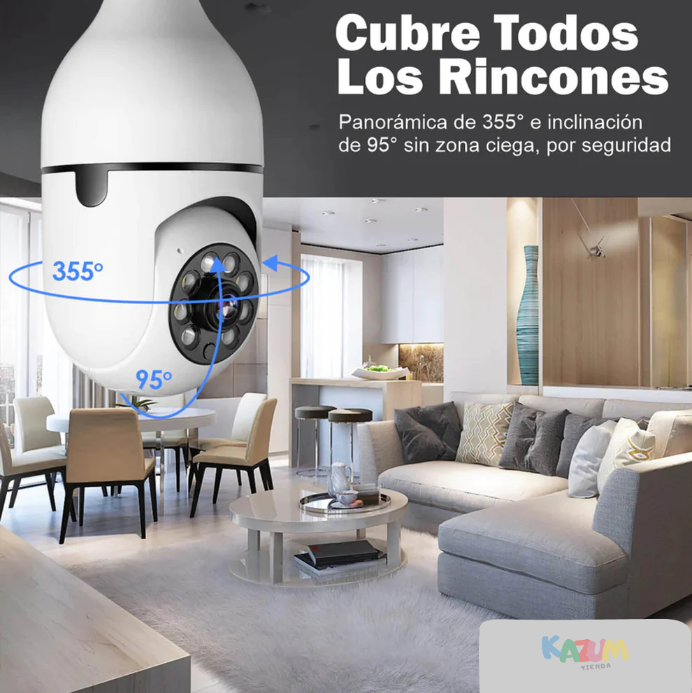 Cámara de Seguridad Panorámica con WIFI