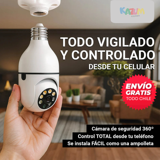 Cámara de Seguridad Panorámica con WIFI