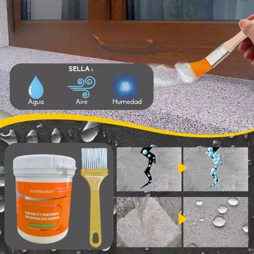 EVERQUEEN® - Sellador Adhesivo Impermeable de 300 cc + Brocha Gratis