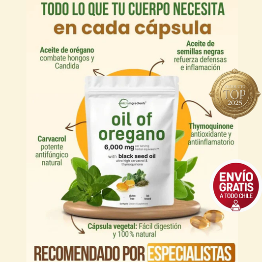 Aceite De Orégano MicroIngredients® - 60 Cápsulas