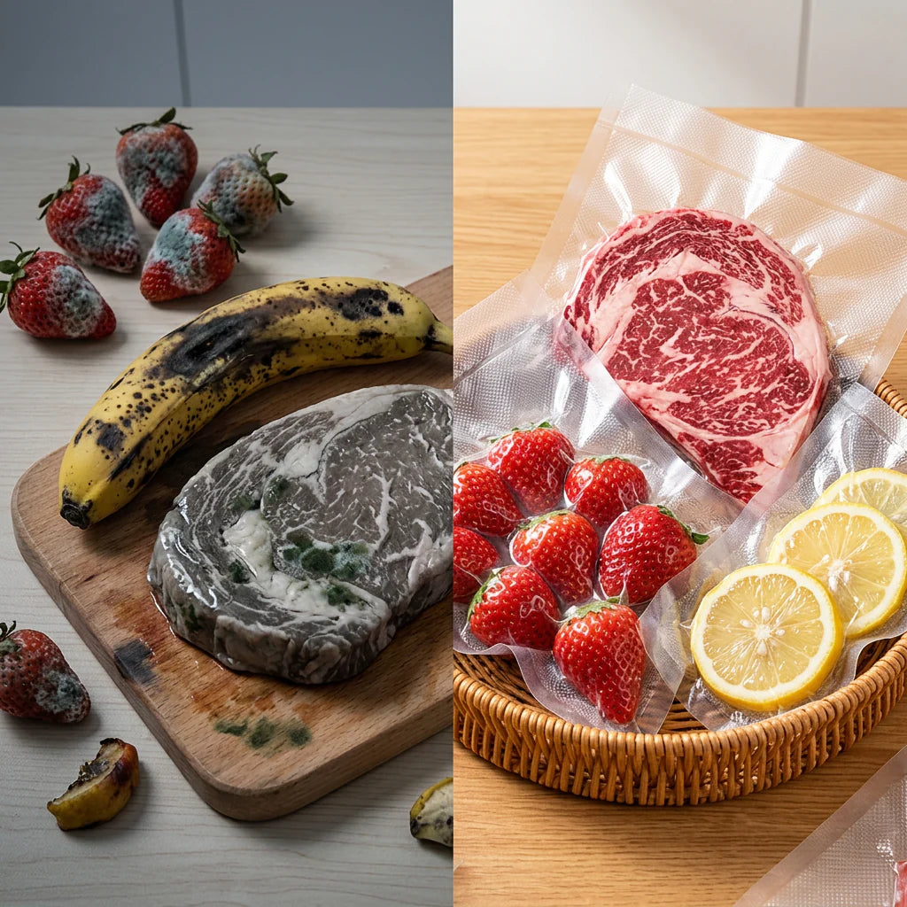 Selladora de Alimentos Vacuum Sealer Z® + ¡10 Bolsas de Regalo!