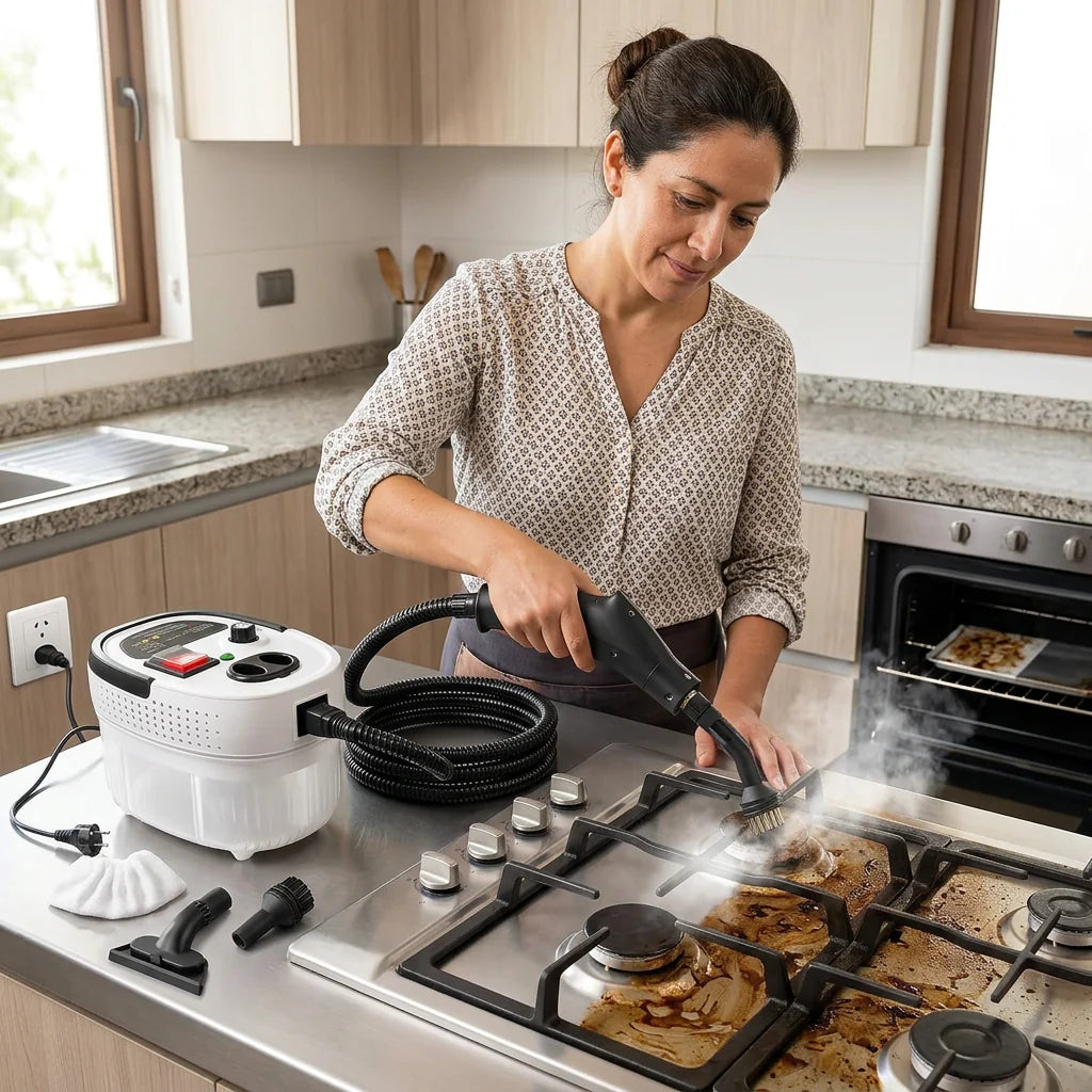 SteamPro- Máquina de Limpieza a Vapor - Limpieza Profesional En Casa.