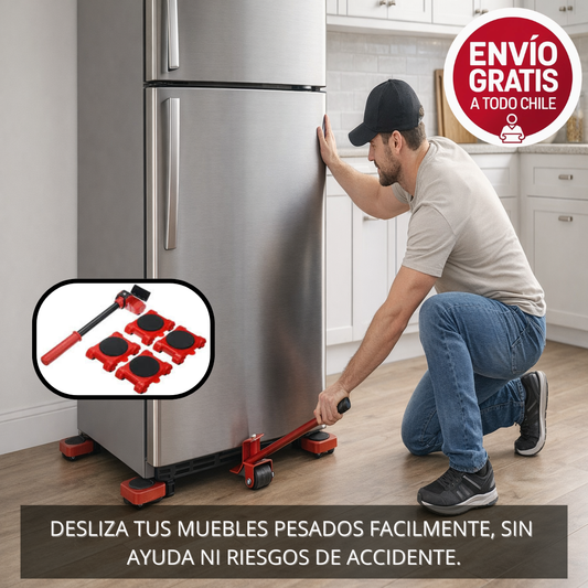 ELEVADOR DE MUEBLES MAS 4 DESLIZADORES