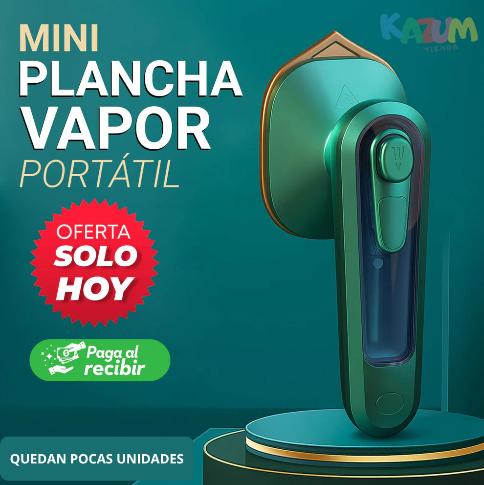 Mini Plancha a Vapor Portátil