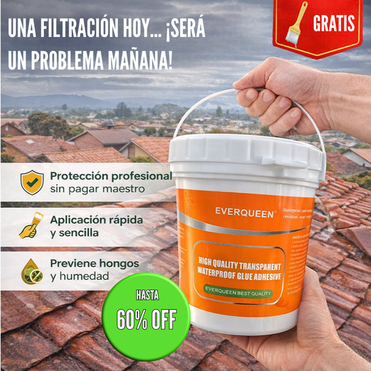 EVERQUEEN® - Sellador Adhesivo Impermeable de 300 cc + Brocha Gratis