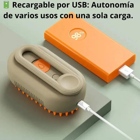 Cepillo a Vapor Para Mascota USB